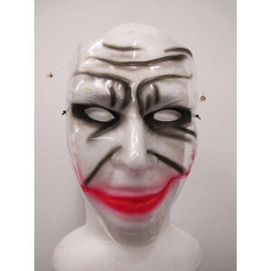 Plastic Clown Mask - Halloween Masks