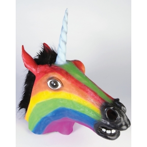 Rainbow Unicorn Mask - Animal Mask 