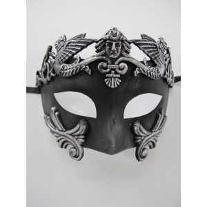 Roman Mask Black - Masquerade Masks