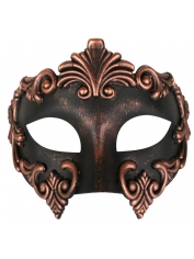 LORENZO Copper Black Eye Mask Face Mask - Masquerade Masks	