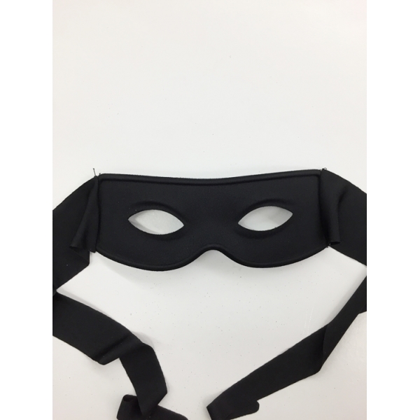 Black Zorro Eye Mask With Ties - Masquerade Masks