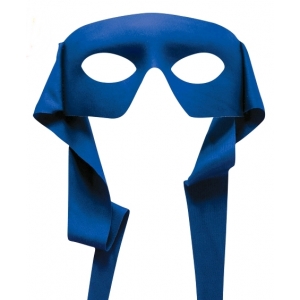 Superhero Mask Blue Eye Mask - Masquerade Masks 