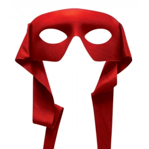 Superhero Mask Red Eye Mask - Masquerade Masks 