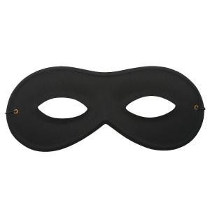 Round Black Eye Mask - Masquerade Masks