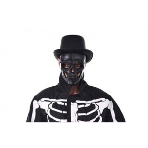 Black Skull Mask Face Mask Scary Mask - Halloween Masks