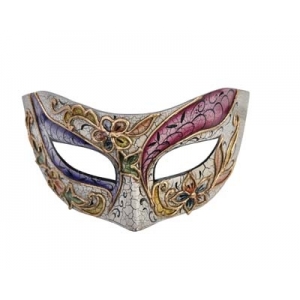 Camila Pink Purple Eye Mask Face Mask - Masquerade Masks