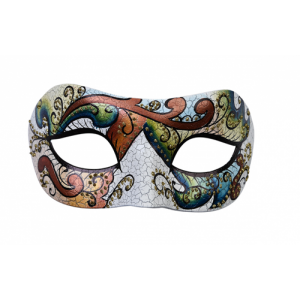 Florence Terracotta Eye Mask Face Mask - Masquerade Mask