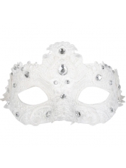 Cream Lace Eye Mask Face Mask - Masquerade Masks