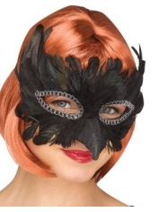 Raven Mask Bird Mask - Animal Mask Feathery Masks