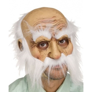 Sideburns Whisker Walter Old Man Mask - Halloween Mask