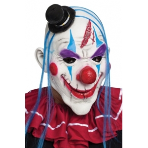 Deluxe Scary Mask Red Clown Mask - Halloween Masks