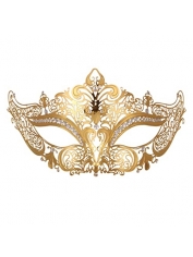 Metal Eye Mask Gold Face Mask - Masquerade Mask 