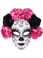Lili Day of the Dead Mask Masquerade Mask - Halloween Masks