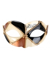 Gold Black Eye Mask Face Mask - Masquerade Masks