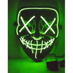 Fluro Green Purge Mask - Halloween Mask