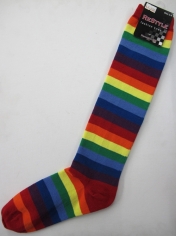 Rainbow Knee High Socks - Mardi Gras Accessories