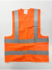 Construction Vest Orange - Builder Costume