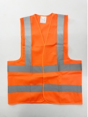 Construction Vest Orange - Builder Costume
