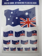 12 PK Australian Flag Stickers