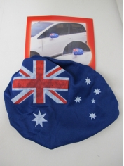 Aussie Car Mirror Flag Covers