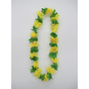 Green And Gold Flower Lei