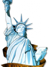 American Miss Liberty Cut Out - 4th of July Costumes Accessories