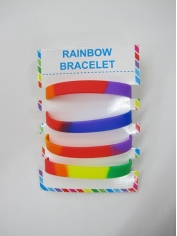 Rainbow Bracelets - Mardi Gras Decorations