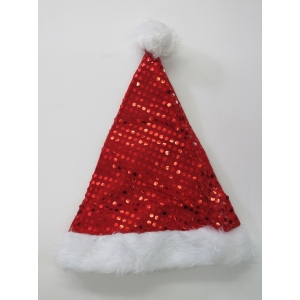 Red Sequin Santa Hat - Christmas Hats