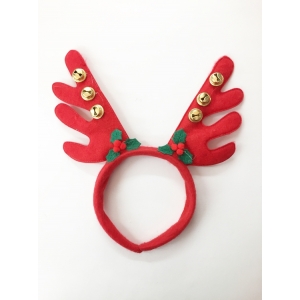 Red Reindeer Antlers - Christmas Accessories