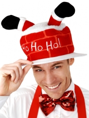 Santa Chimney Hat - Christmas Hat