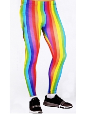 Rainbow Leggings - Adult Mardi Gras Costumes