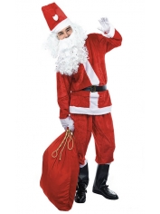 Adult Deluxe Santa - Mens Christmas Costume