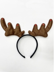 Brown Reindeer Headband Large
