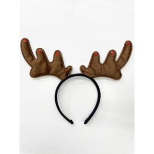 Brown Reindeer Headband Large