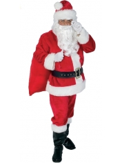 Deluxe Santa Suit - Mens Christmas Costume