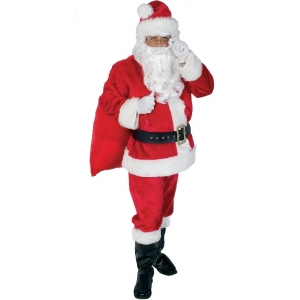 Deluxe Santa Suit - Mens Christmas Costume