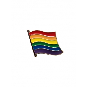 Rainbow Flag Badge - Mardi Gras Costumes