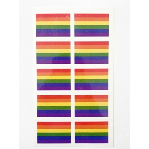 Rainbow Flag Tattoo - Mardi Gras Accessories