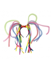 Rainbow Ribbons Headband - Mardi Gras Accessories