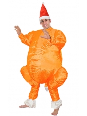 Inflatable Christmas Chicken Costume - Adult Christmas Inflatable Costumes