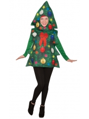 Lady Christmas Tree Costume - Adult Christmas Costumes
