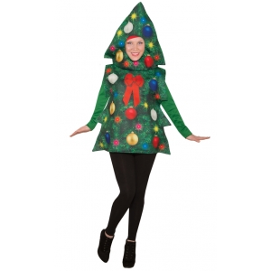 Lady Christmas Tree Costume - Adult Christmas Costumes