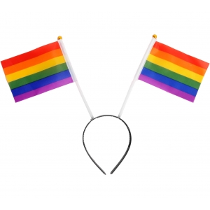 Rainbow Flag Headband - Mardi Gras Costumes