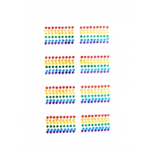 Rainbow Diamante Stickers - Rainbow Flag Stickers