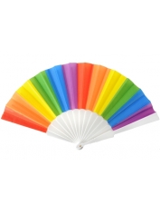 Small Rainbow Fan - Mardi Gras Decorations