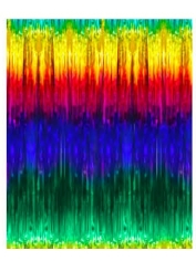 Deluxe Rainbow Metallic Curtain - Rainbow Party Decorations