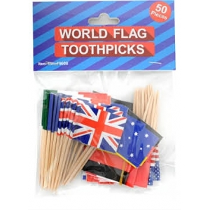 World Flags Toothpicks - Country Flags