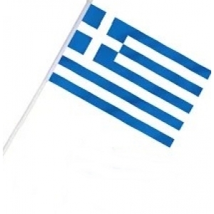 Greek Flag on Stick - Country Flags