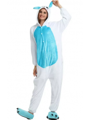 Animal Onesie Blue Bunny Onesie - Bunny Costume 