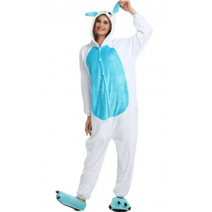 Animal Onesie Blue Bunny Onesie - Bunny Costume 